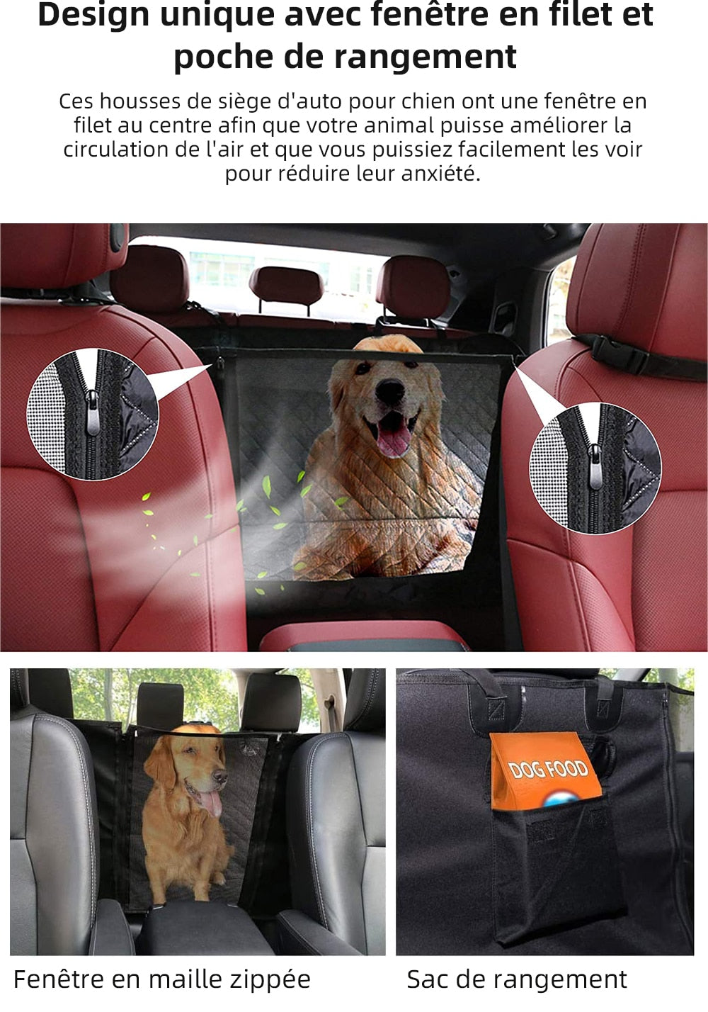 ArcticPaw Dog Car Seat Hammock - product photo 3